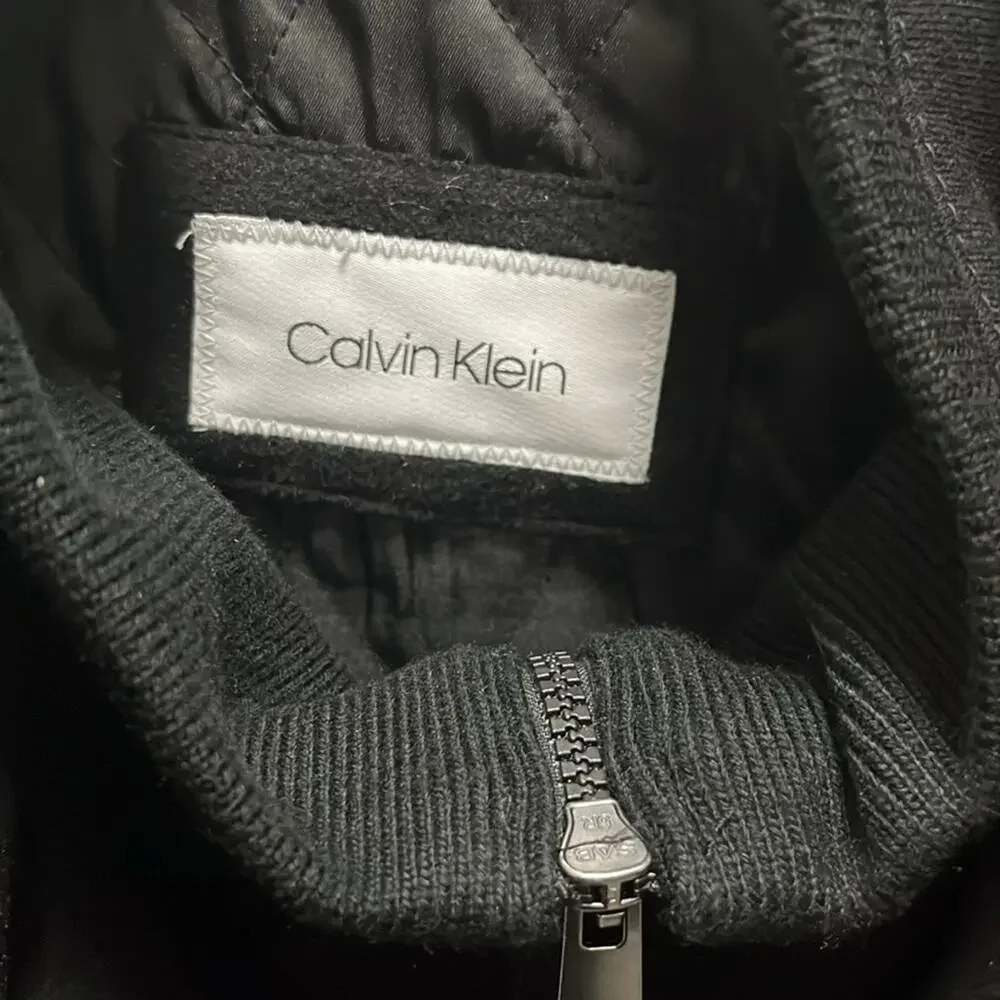 Calvin Klein Coleman Top Coat Black Size Men 46R